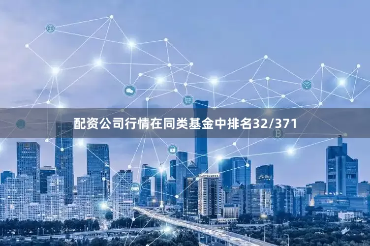 配资公司行情在同类基金中排名32/371